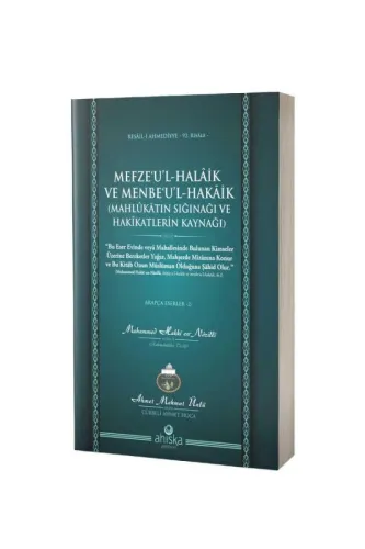 Mefzeul Halaik ve Menbeul Hakaik Arapça