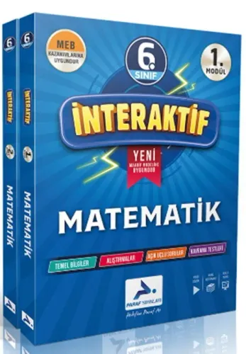 Paraf Yayınları 6. Sınıf İnteraktif Matematik Soru Kütüphanesi