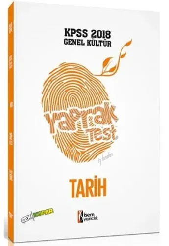 Isem KPSS Genel Kültür Tarih Çek Kopart Yaprak Test 2018