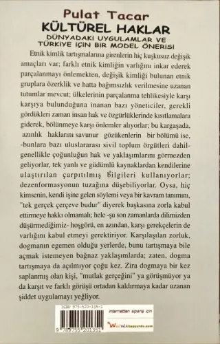Kültürel Haklar Pulat Tacar Gündoğan Yayınları