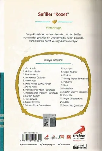 Sefiller/Kozet/Dünya Çocuk Klasikleri Victor Hugo Erdem %47 indirimli