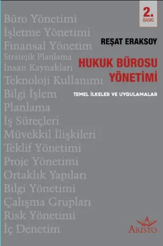 Hukuk Bürosu Yönetimi Aristo Yayınevi Reşat Eraksoy