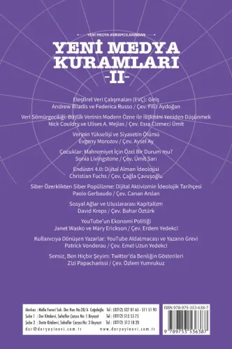 YENİ MEDYA KURAMLARI II Filiz AYDOĞAN