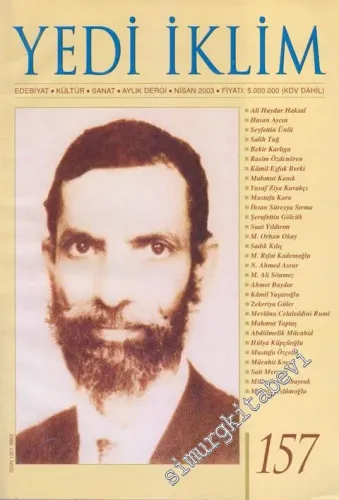 Yedi İklim: Edebiyat, Kültür, Sanat Aylık Dergisi - Dosya: Muhammed Hamidullah Hoca - 157      Nisan