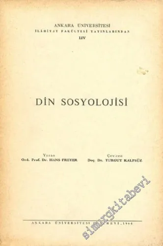 Din Sosyolojisi -        1964