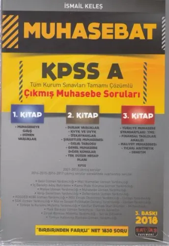 Muhasebat KPSS A (3 Cilt)
