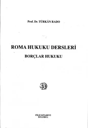 Borçlar Hukuku