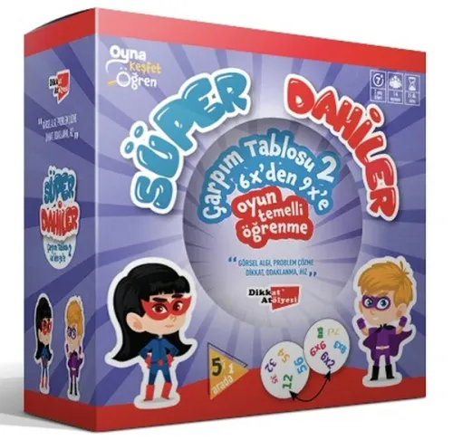 Süper Dahiler Çarpım Tablosu 2 (6x’den 9x’e)