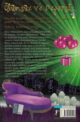 Ölümsüz ve Değersiz Mary Janice Davidson Artemis Yayınları %50 indirim