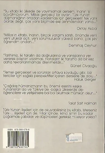 Türk-Yunan İlişkilerine Bir Önsöz Herkül Millas Kavram %50 indirimli