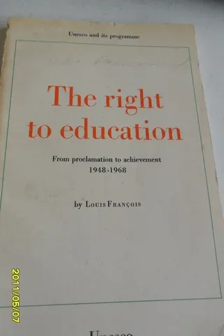 The Right To Eduation