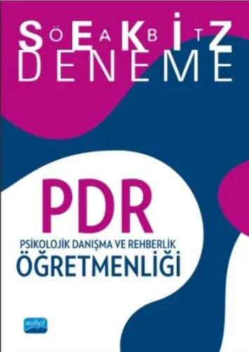 Nobel ÖABT Psikolojik Danışma ve Rehberlik Öğretmenliği - 8 Deneme