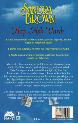 Hep Aşk Vardı Sandra Brown Martı Yayınevi %44 indirimli