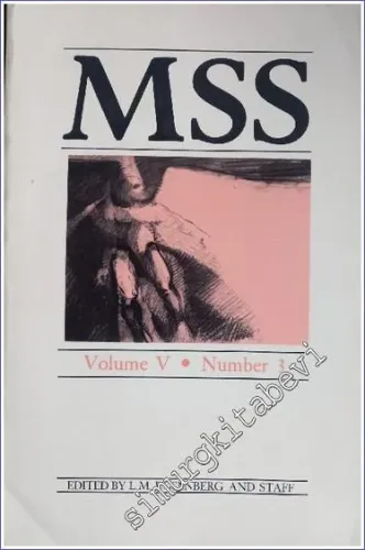 MSS - Sayı: 3  Volume: 5      1987