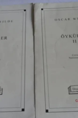 Öyküler 2 Cilt Oscar Wilde