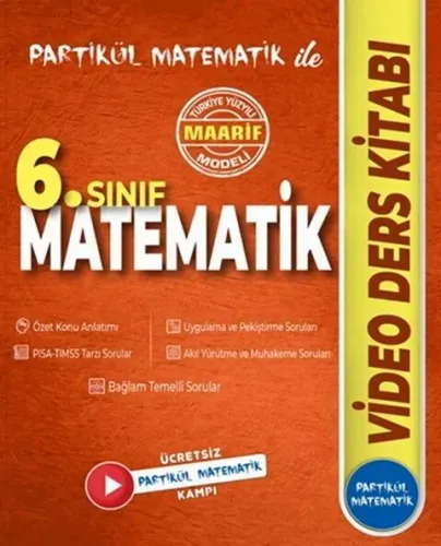 Partikül Matematik 6. Sınıf Matematik Maarif Modeli Video Ders Kitabı