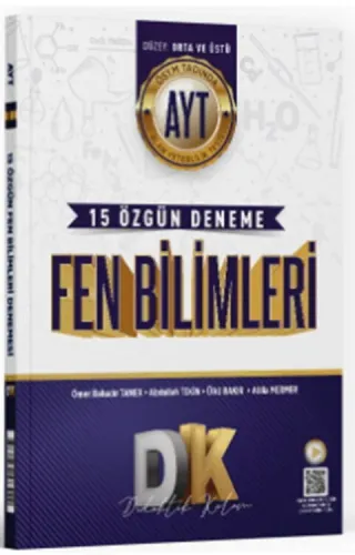 Didaktik Kalem Yayınları AYT Fen Bilimleri 15 Deneme