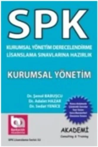 Spk - Kurumsal Yönetim Derecelendirme - Kurumsal Yönetim