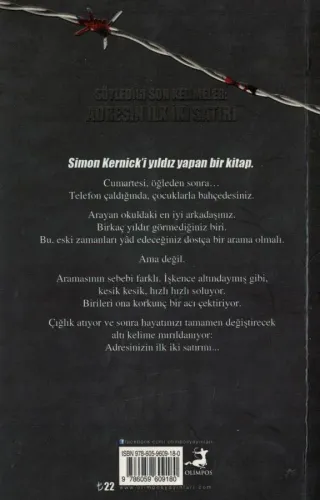 3:01 Simon Kernick Olimpos Yayınları %53 indirimli