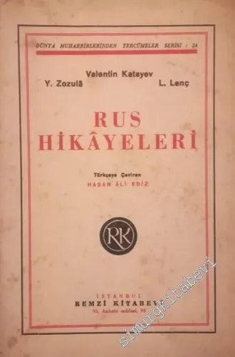 Rus Hikâyeleri -        1938