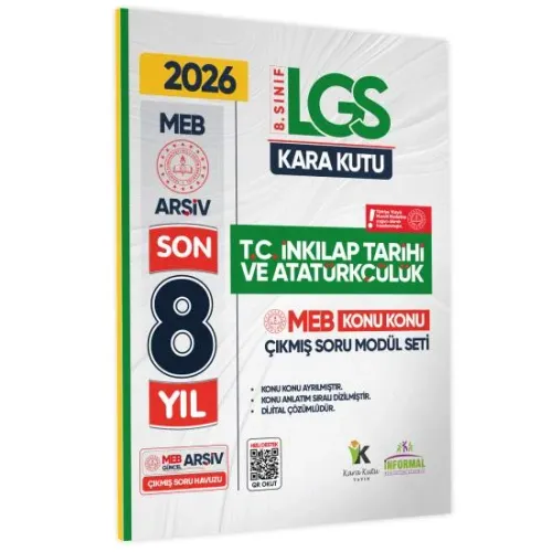 İnformal Yayınları 2026 8. Sınıf T.C. İnkılap Tarihi ve Atatürkçülük Son 8 Yıl Konu Konu Çıkmış Soru Modül Seti