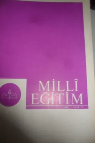 Milli Eğitim Dergisi 1988 / 76