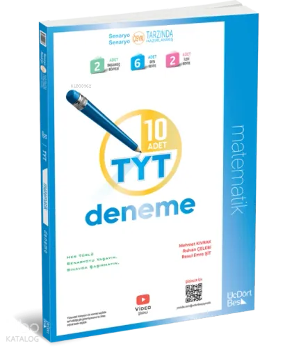 Üçdörtbeş TYT Matematik 10 Deneme 2026