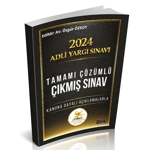 2024 Adli Yargı Sınavı HUKAL Tamamı Çözümlü Çıkmış Sınav Soruları
