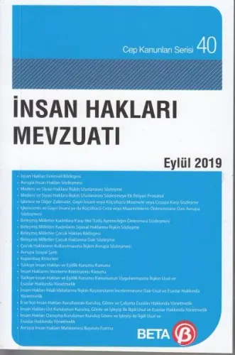İnsan Hakları Mevzuatı