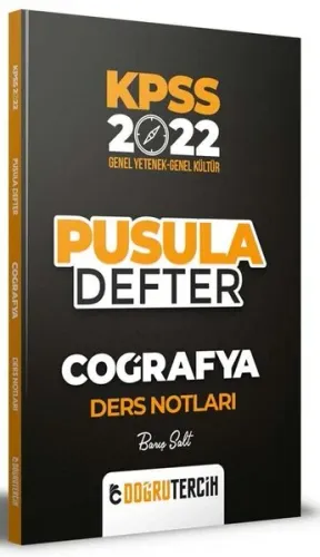 2022 KPSS Coğrafya Pusula Defter Ders Notları