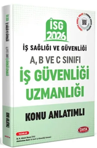 Data Yayınları 2026 İş Sağlığı Güvenliği (İSG) A, B ve C İş Güvenliği 