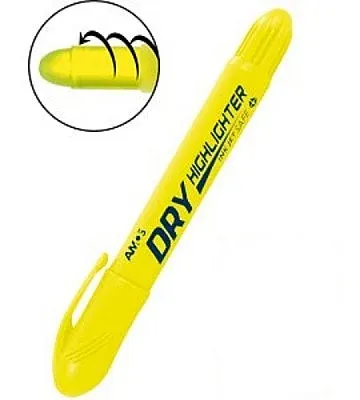AMOS DRY FOSFORLU KALEM - Sarı