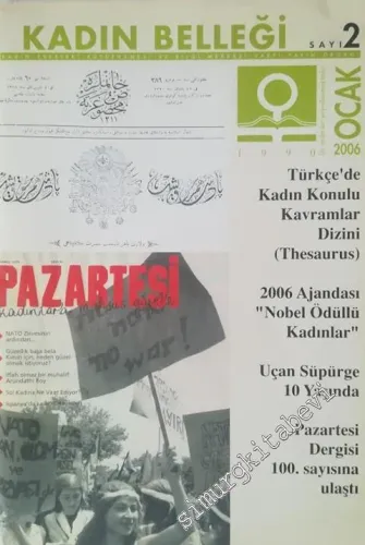 Kadın Belleği 3 Aylık Dergi : Kütüphanemizdeki Kadın Dergileri - Sayı : 2      Ocak