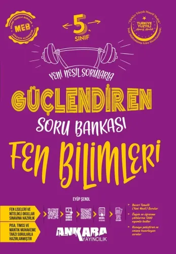 Ankara Yayıncılık 5.Sınıf Güçlendiren Fen Bilimleri Soru Bankası