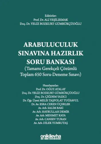Arabuluculuk Sınavına Hazırlık Soru Bankası