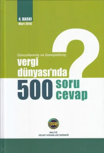 Vergi Dünyası' nda 500 Soru Cevap