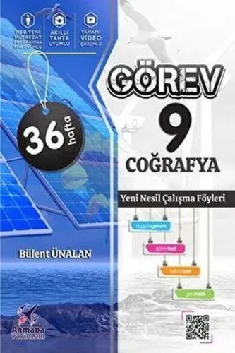 Armada Yayınları 9. Sınıf Görev Coğrafya Yeni Nesil Çalışma Föyleri