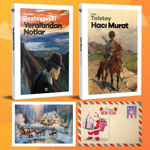 Dünya Klasikleri İkili Set - Yer Altından Notlar - Hacı Murat ve Kartpostal