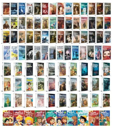 Büyük Dünya Klasikleri - 96 Klasik ve Resimli Masallar - Halkkitabevi