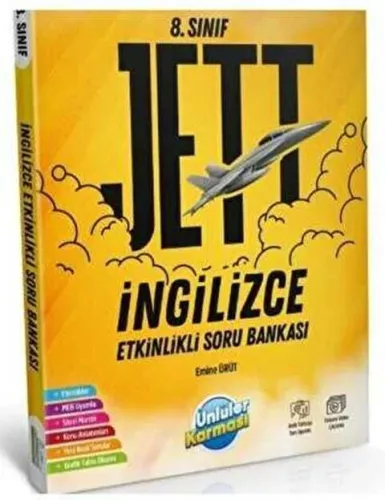 Ünlüler Karması 8. Sınıf İngilizce JETT Etkinlikli Soru Bankası