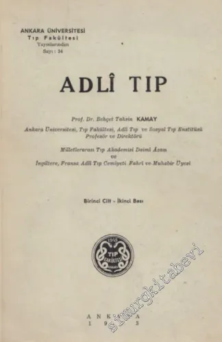 Adli Tıp 2 Cilt TAKIM -