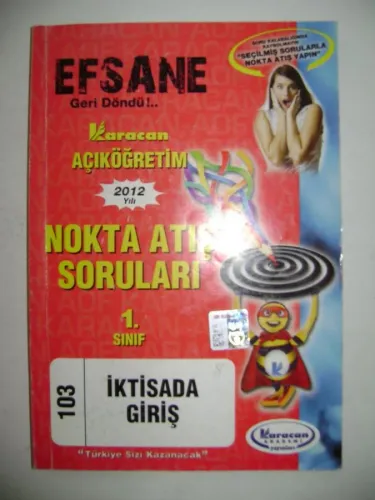 İktisada Giriş 1. Sınıf Nokta Atış Soruları Açıköğretim
