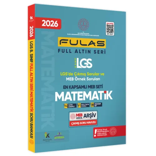 Kara Kutu Yayınları 2026 8.Sınıf Full LGS Altın Seri (FULAS) MATEMATİK