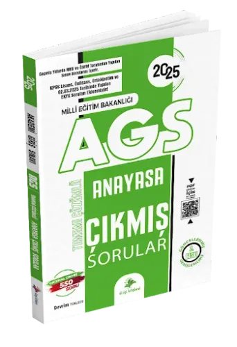 Dizgi Kitap Yayınları 2025 MEB AGS Tamamı PDF Çözümlü Anayasa Çıkmış Sorular