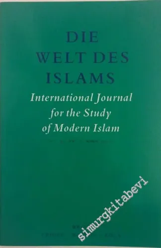 Die Welt des Islams: International Journal for the Study of Modern Islam - 1  41    March  2001