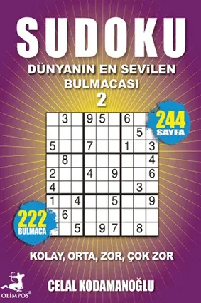 Sudoku Dünyanın En Sevilen Bulmacası 2 - Olimpos Yayınları Kitap Dolu 