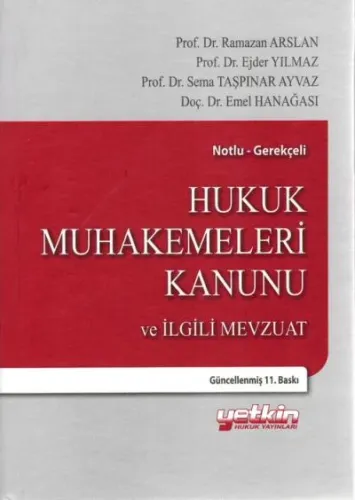 Hukuk Muhakemeleri Kanunu ve İlgili Mevzuat