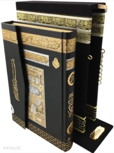 Mühürlü Çanta Boy Kabe Maketli Kur'an-ı Kerim (kod:190)