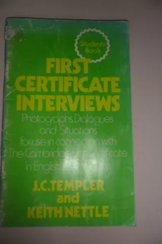 First Certificate Interviews