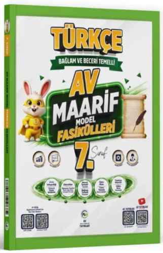 Av Yayınları 7. Sınıf Türkçe Maarif Model Fasikülleri